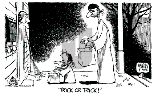 Pat Oliphant on Thursday October 27, 1988 Comic Strip
