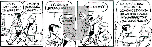 Betty on Thursday October 17, 1996 Comic Strip