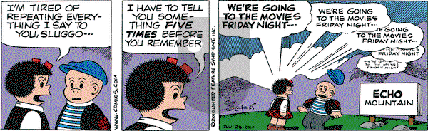 Nancy on Monday August 16, 2010 Comic Strip