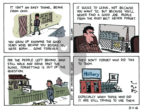 Ted Rall on Friday March 11, 2016 Comic Strip