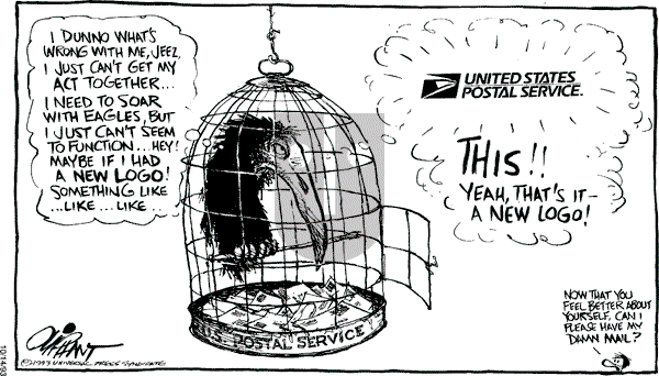 Pat Oliphant - Thursday October 14, 1993 Comic Strip