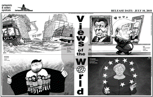 Views of the World on Tuesday July 10, 2018 Comic Strip