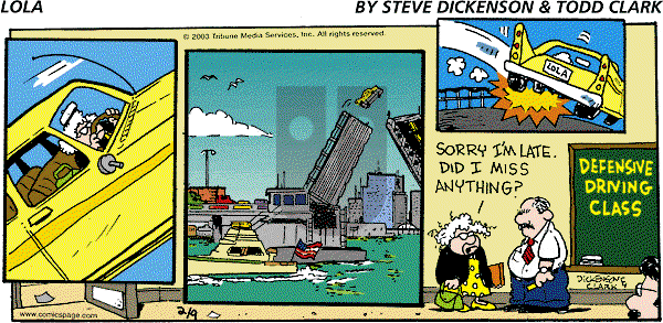 Lola on Sunday February 9, 2003 Comic Strip