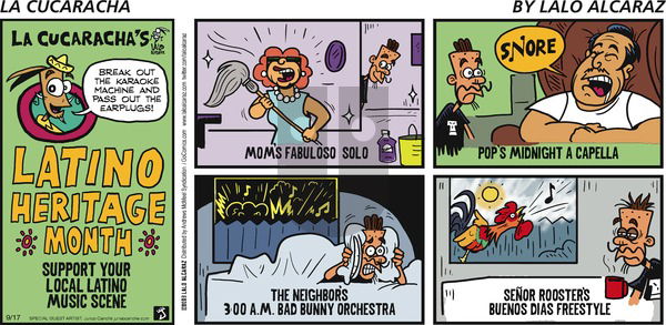 La Cucaracha - Sunday September 17, 2023 Comic Strip