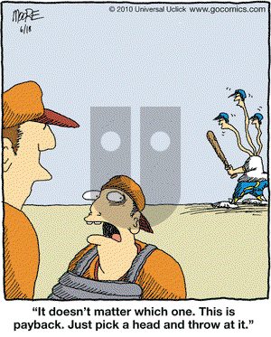 In the Bleachers on Friday June 18, 2010 Comic Strip