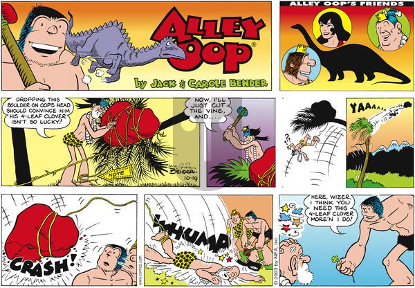 Alley Oop on Sunday October 19, 2003 Comic Strip