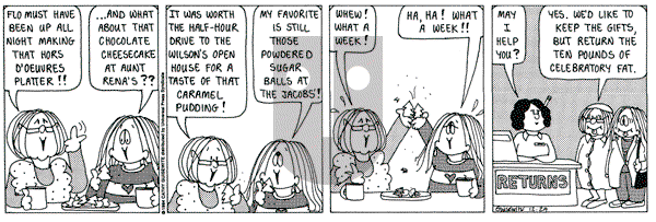 Cathy Classics - Thursday December 29, 1994 Comic Strip
