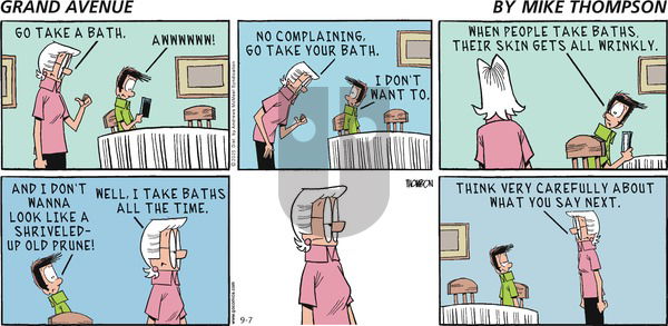 Grand Avenue on Sunday September 7, 2025 Comic Strip