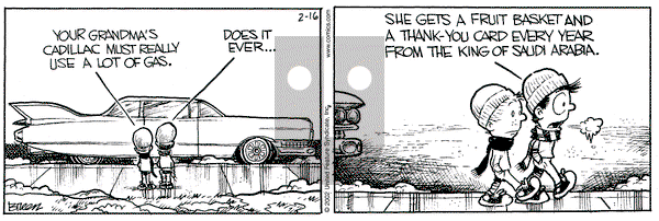 Grand Avenue on Saturday February 16, 2002 Comic Strip