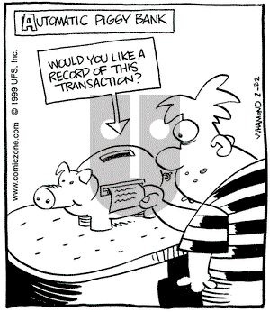Reality Check on Monday February 22, 1999 Comic Strip