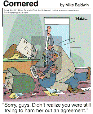 Cornered - Monday May 16, 2011 Comic Strip