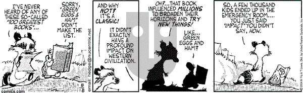 Over the Hedge on Wednesday August 18, 2004 Comic Strip