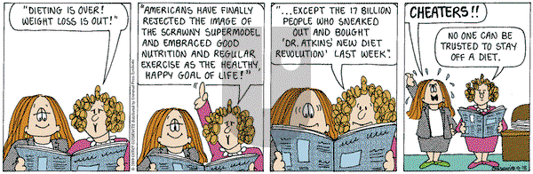 Cathy Classics on Monday October 18, 1999 Comic Strip