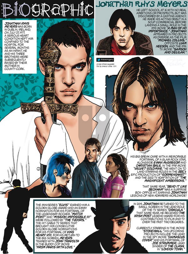 Biographic - Sunday October 4, 2015 Comic Strip