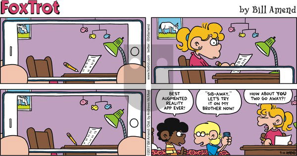 FoxTrot - Sunday September 10, 2017 Comic Strip