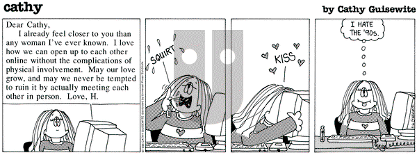 Cathy Classics on Monday May 6, 1996 Comic Strip