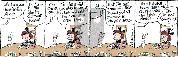Cul de Sac on Thursday November 28, 2019 Comic Strip