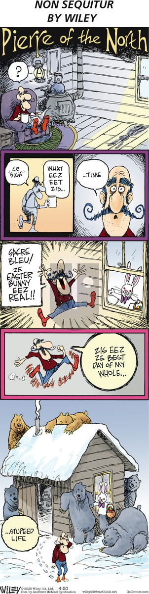 Non Sequitur on Sunday April 20, 2025 Comic Strip