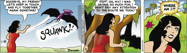 Alley Oop on Saturday January 18, 2014 Comic Strip