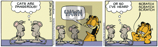Garfield on Monday November 17, 2003 Comic Strip