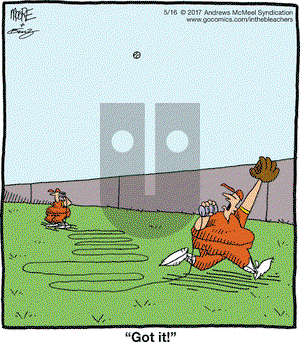 In the Bleachers on Tuesday May 16, 2017 Comic Strip