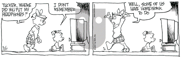 The Grizzwells on Thursday September 27, 2001 Comic Strip