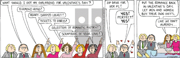 Cathy Classics - Saturday February 8, 2003 Comic Strip