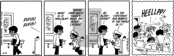 Doonesbury on Wednesday November 6, 1974 Comic Strip