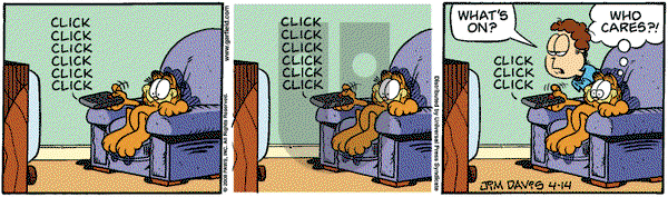 Garfield on Monday April 14, 2008 Comic Strip