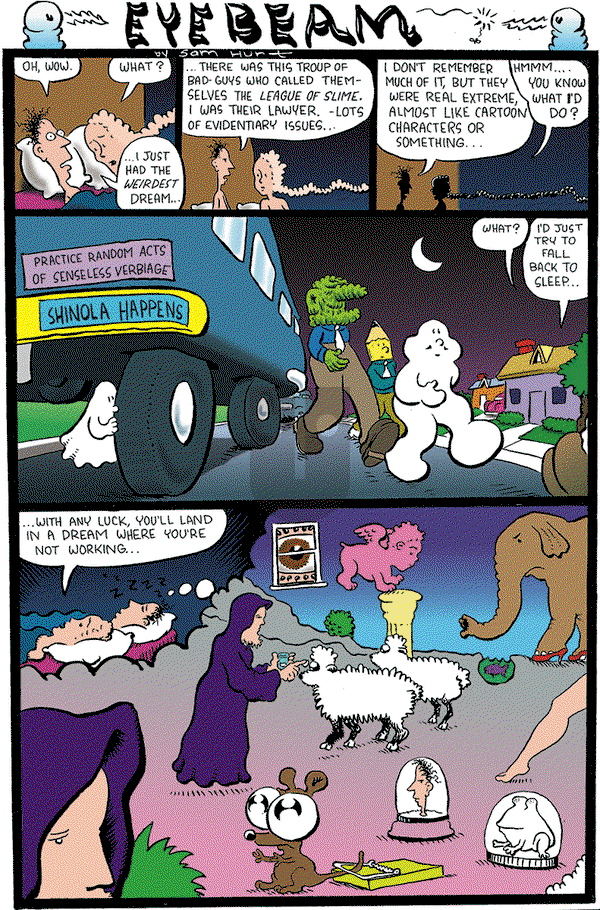 Eyebeam - Monday January 1, 1996 Comic Strip