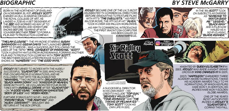 Biographic on Sunday August 4, 2024 Comic Strip