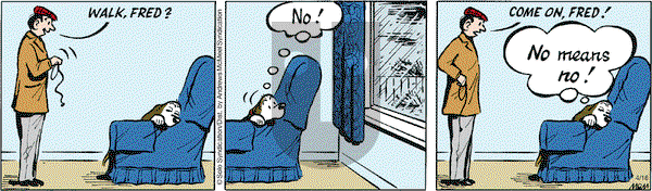 Fred Basset on Thursday April 16, 2020 Comic Strip