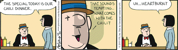The Born Loser on Thursday December 10, 2015 Comic Strip