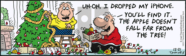 Frank and Ernest on Thursday December 21, 2017 Comic Strip
