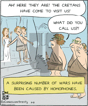 Brevity on Wednesday September 18, 2013 Comic Strip