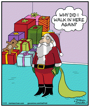 Half Full on Thursday December 25, 2014 Comic Strip
