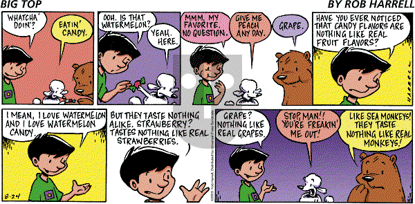 Big Top on Sunday August 24, 2003 Comic Strip
