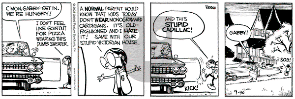 Grand Avenue on Tuesday September 30, 2003 Comic Strip