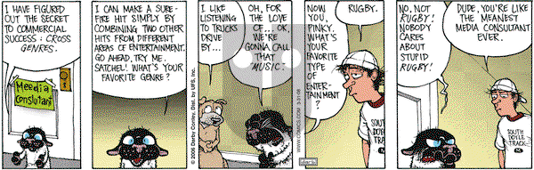 Get Fuzzy on Monday March 31, 2008 Comic Strip