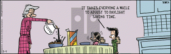 Grand Avenue on Monday March 9, 2020 Comic Strip