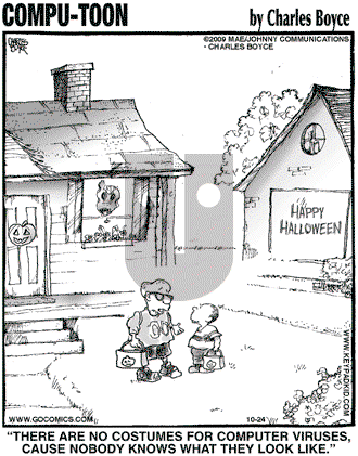 Compu-toon on Saturday October 24, 2009 Comic Strip