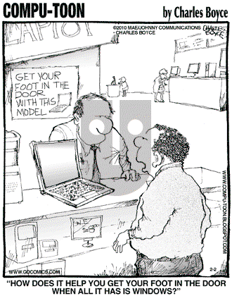 Compu-toon on Tuesday February 2, 2010 Comic Strip