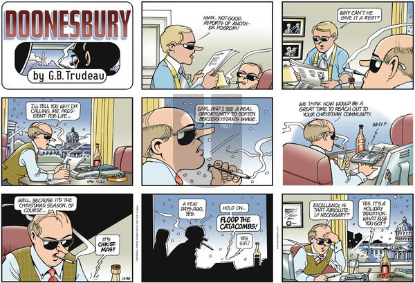 Doonesbury on Sunday December 30, 2007 Comic Strip