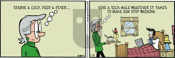 Grand Avenue on Wednesday January 31, 2018 Comic Strip