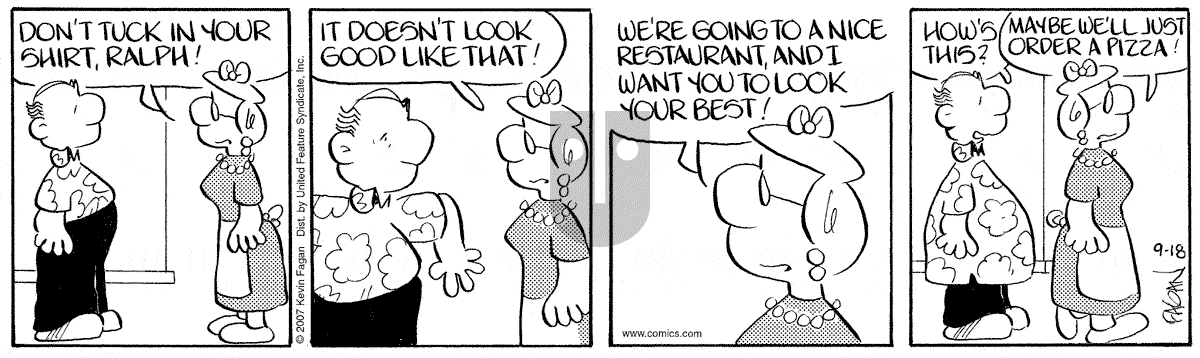 Drabble - Tuesday September 18, 2007 Comic Strip