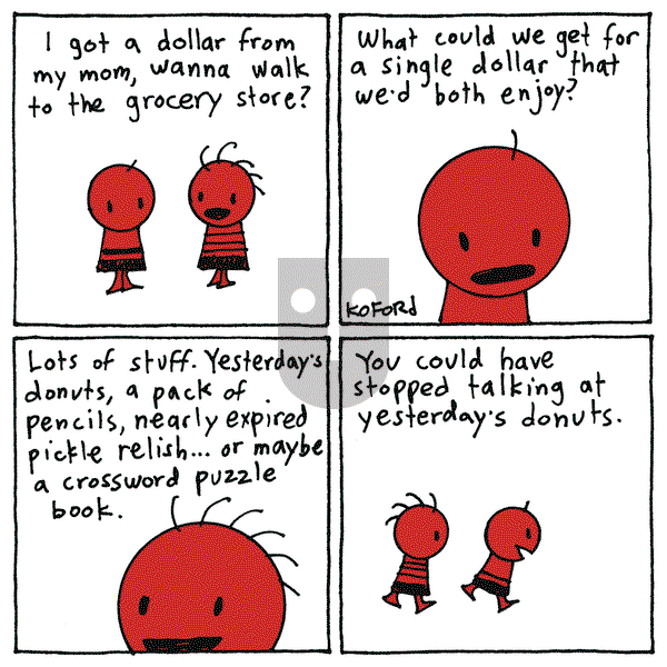 Haircut Practice on Monday August 19, 2024 Comic Strip