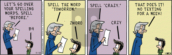 Grand Avenue on Monday November 18, 2019 Comic Strip