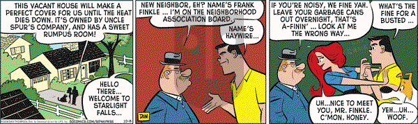 Rip Haywire on Wednesday October 8, 2014 Comic Strip