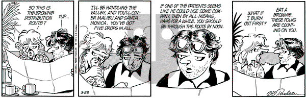 Doonesbury - Tuesday March 23, 1993 Comic Strip