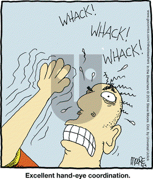In the Bleachers on Wednesday April 9, 2014 Comic Strip